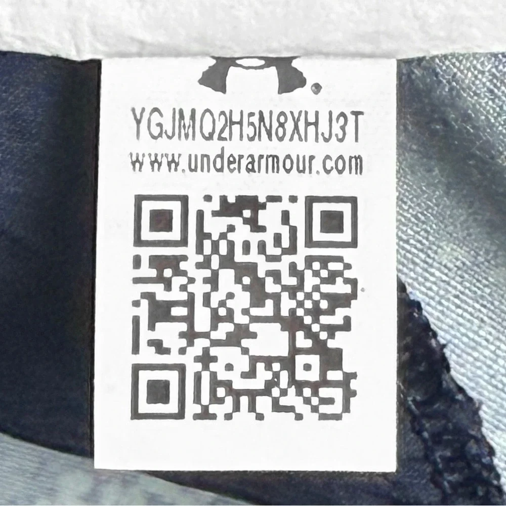 Under Armour Golf Printed Shorts - NWT Mens Size 36 Navy / White - #49916-M9